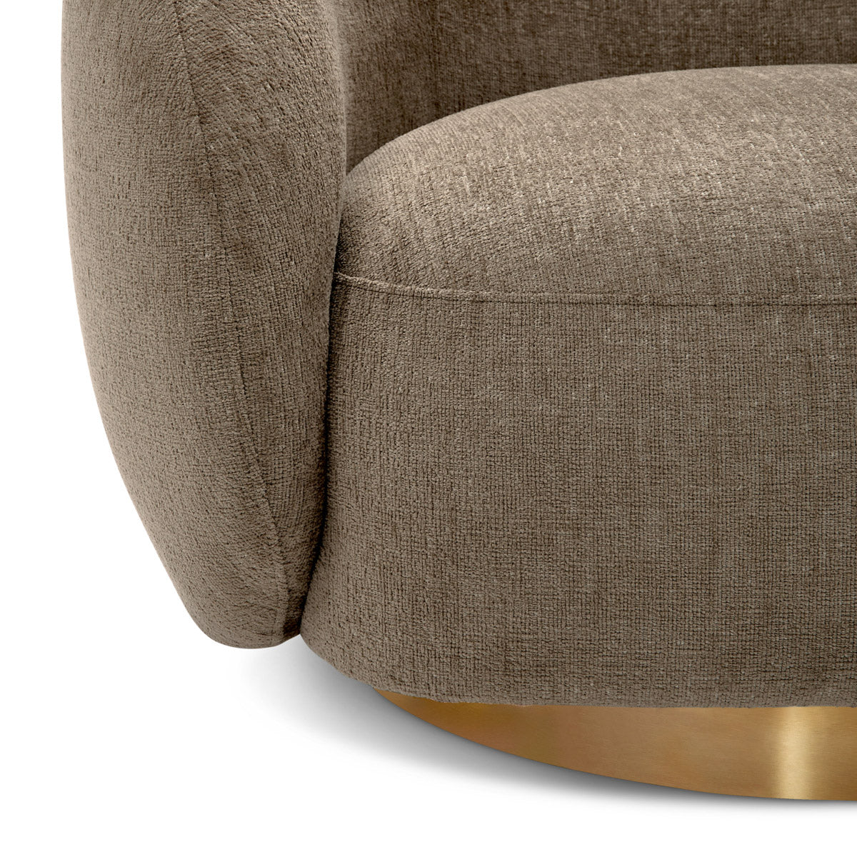 Swivel Chair Brice - Stratfort Warm Gray
