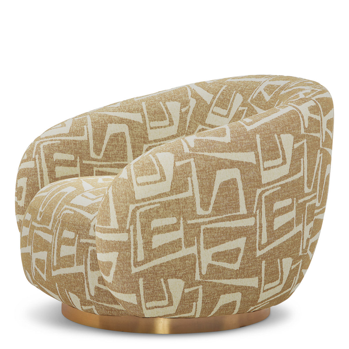 Swivel Chair Brice - Davenport Light Brown