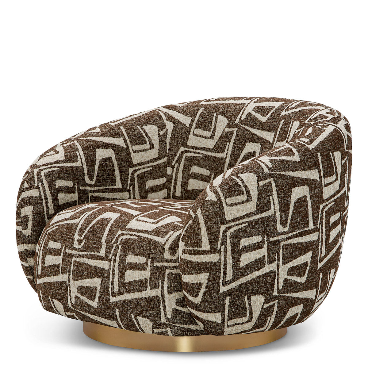 Swivel Chair Brice - Davenport Dark Brown