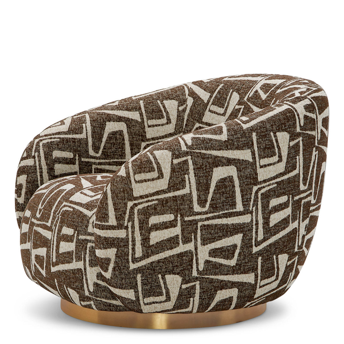 Swivel Chair Brice - Davenport Dark Brown