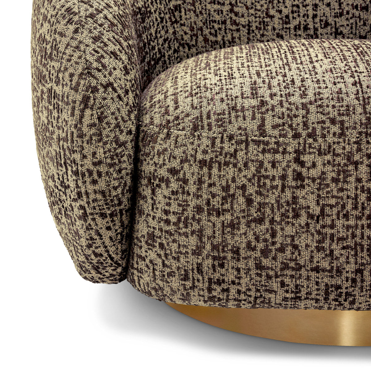Eichholtz Swivel Chair Brice fabrics crafted from natural and synthetic fibres without sacrificing comfort and style. Options assembled in