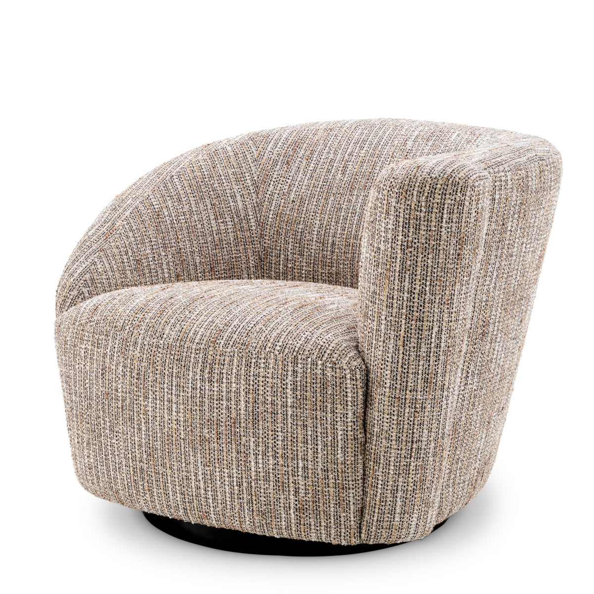 Eichholtz Swivel Chair Colin right Standing out by its a-symmetric back-rest, Swivel Chair Colin right is bound to steal the