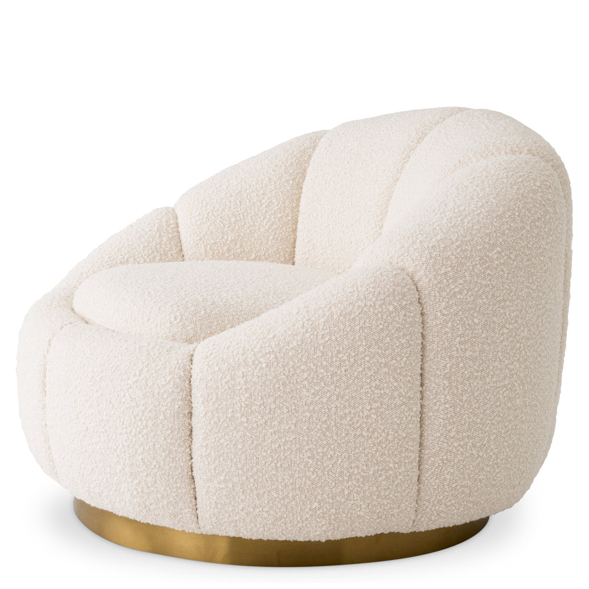 Eichholtz Swivel Chair Inger elevated materials for a statement in any luxury interior. Dimensions W 37.5" D 32.5" H