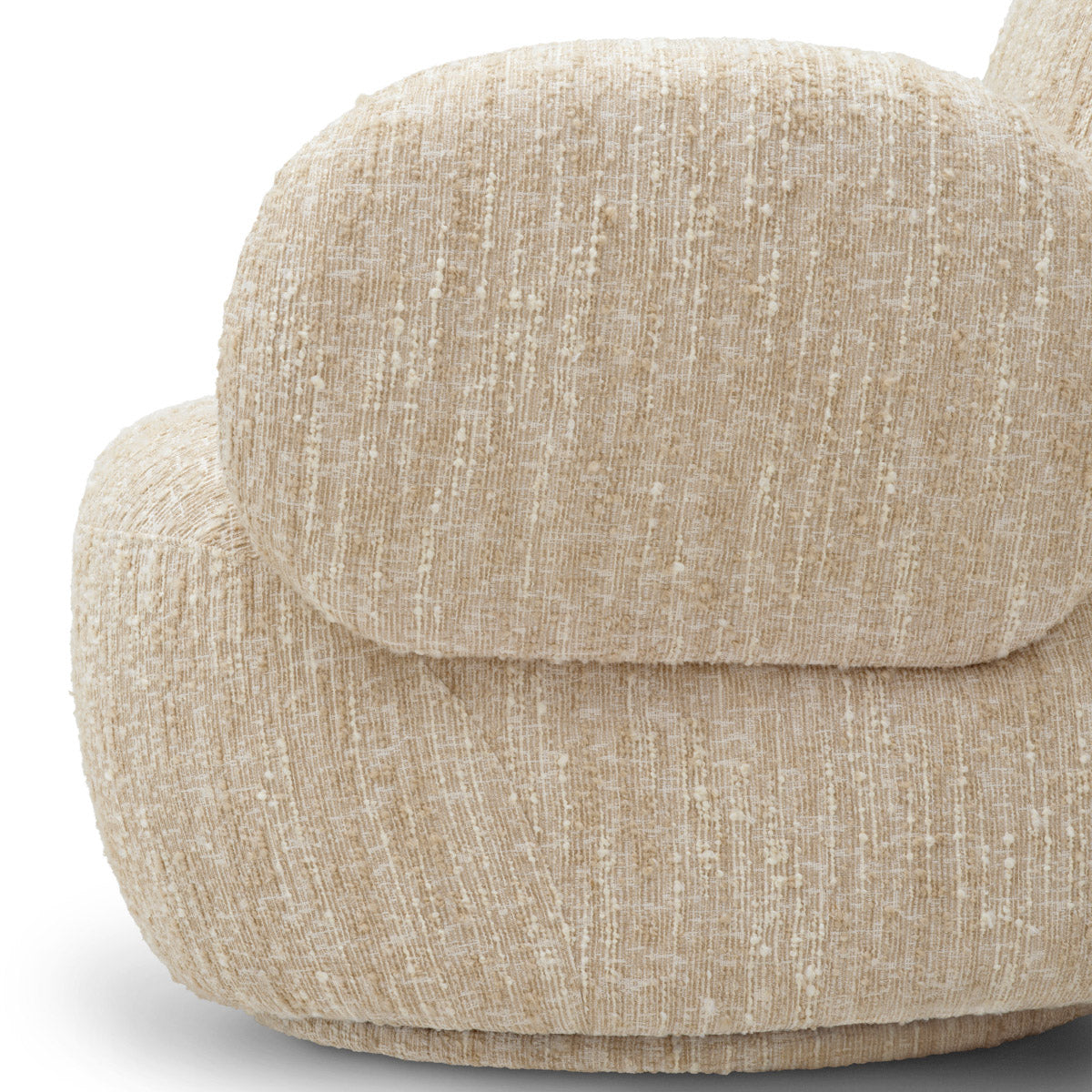 Eichholtz Swivel Chair Madrone the Eichholtz Madrone Swivel Chair, a testament to luxurious craftsmanship. This iconic armchair in BouclÃ©