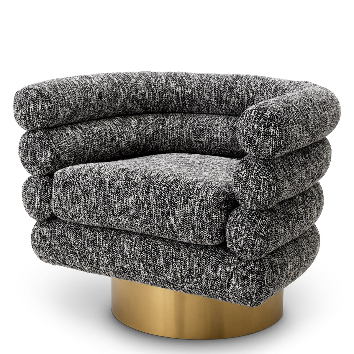 Eichholtz Swivel Chair Maguire The remarkable silhouette of Swivel Chair Maguire is inspired by Streamline Moderne, an international Art