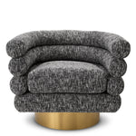 Eichholtz Swivel Chair Maguire Deco design style from the 1930s, characterised by curvaceous forms and long horizontal lines. Maguire