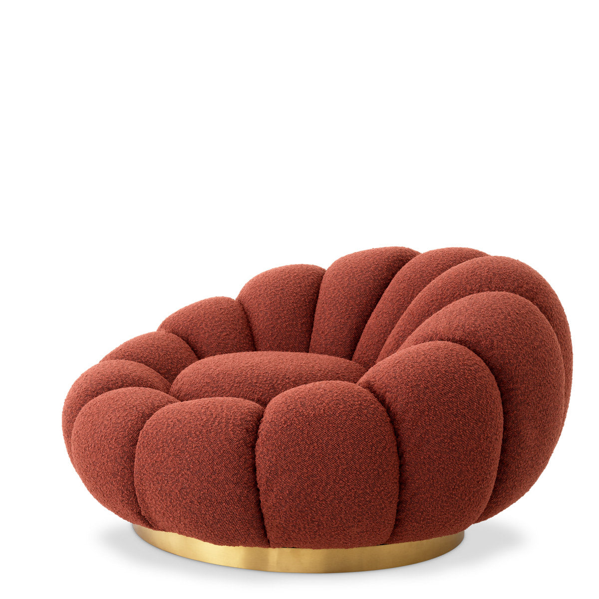 Eichholtz Swivel Chair Mello design with elevated materials for a statement in any luxury interior. Dimensions W 44.0" D