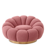 Eichholtz Swivel Chair Mello will be a highly decorative addition to your lounge or bedroom. It is mounted on