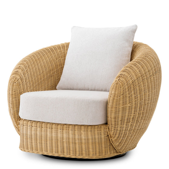 Eichholtz Swivel Chair Rafael Explore the elegance of the Eichholtz Swivel Chair Rafael. This luxurious chair showcases exquisite craftsm...