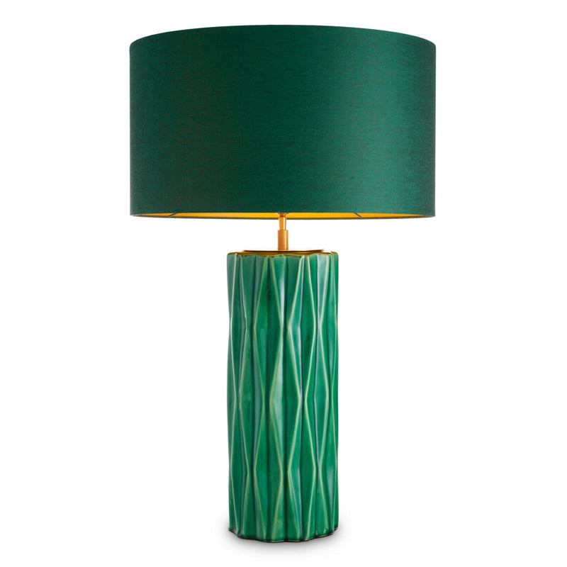 Eichholtz Table Lamp Amarello Introducing the Table Lamp Amarello—an embodiment of refined elegance. Featuring a striking green ceramic...