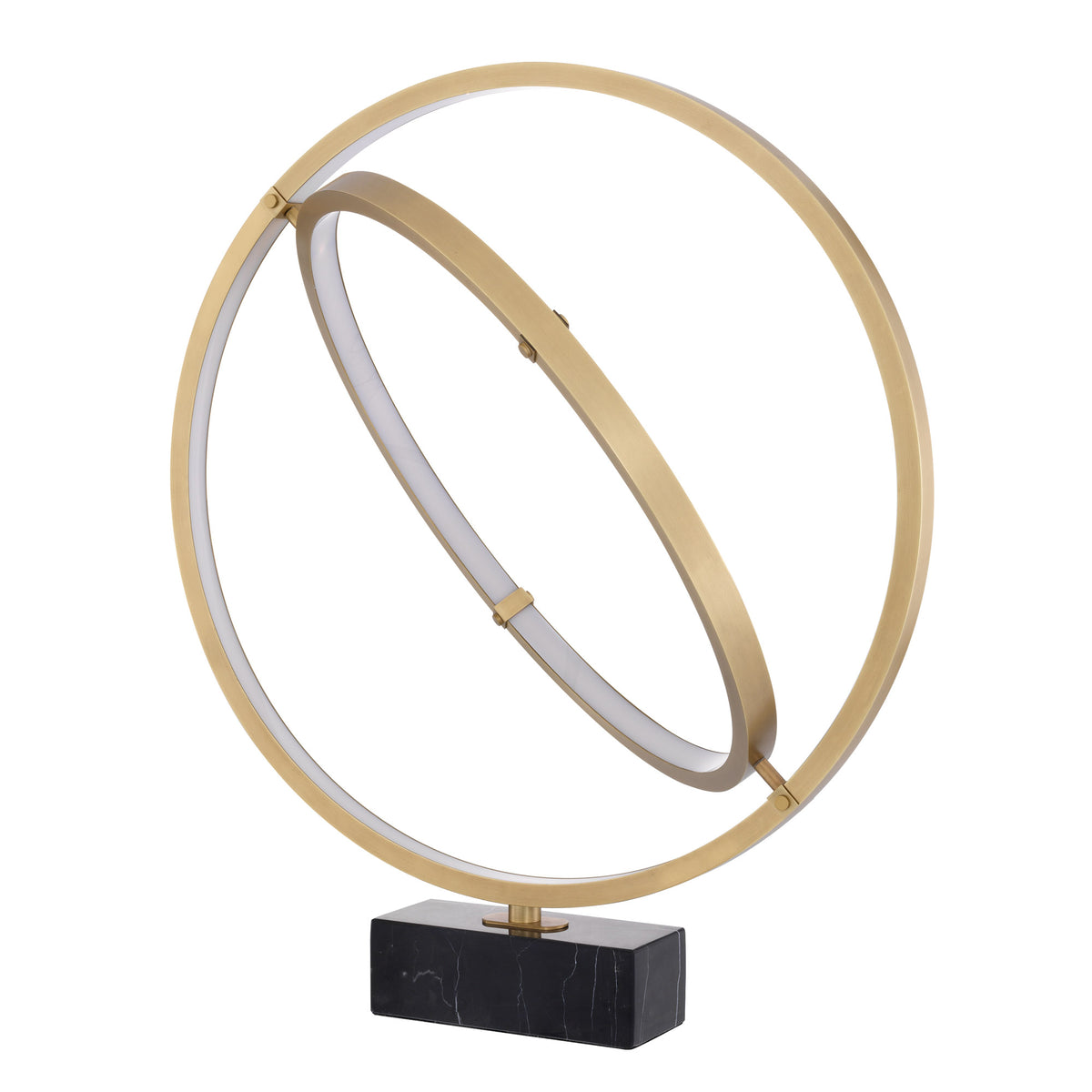 Eichholtz Table Lamp Cassini point in your home interior. The inner ring can be rotated to direct the light
