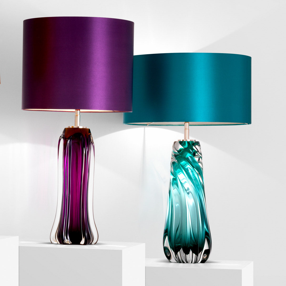 Eichholtz Table Lamp Castillo purple lampshade. Table Lamp Castillo Crafted by Eichholtz this table lamp pairs refined design with