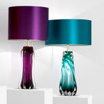 Eichholtz Table Lamp Castillo purple lampshade. Table Lamp Castillo Crafted by Eichholtz this table lamp pairs refined design with