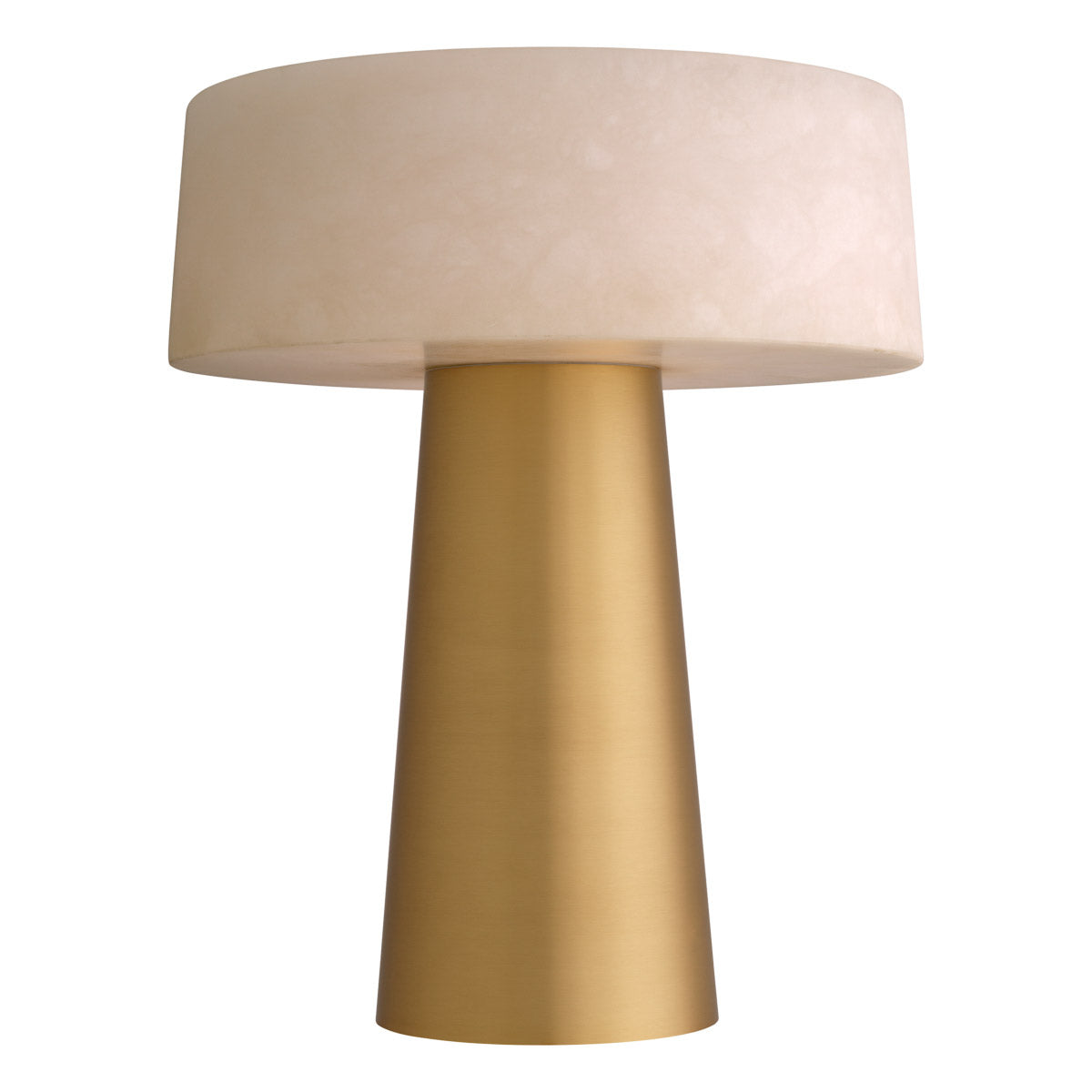 Eichholtz Table Lamp Cinco a single piece of alabaster, the lamp's shade offers artful variations in color, opacity and