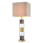 Eichholtz Table Lamp Cullingham Create an elegant contemporary look with the Cullingham Table Lamp. The base consists of two