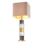 Eichholtz Table Lamp Cullingham modern and minimalist settings. It is supplied with a linen mix shade. Table Lamp Cullingham