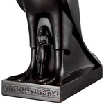 Eichholtz Table lamp Horus This regal lamp, which boasts a copper-bronze finish and a linen-mix shade cafted in the