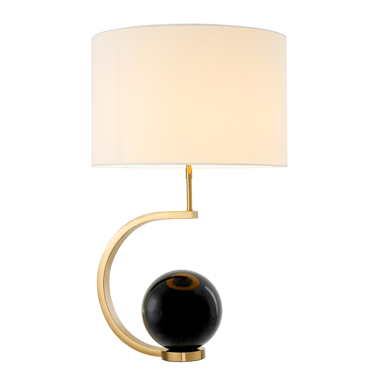 Eichholtz Table Lamp Luigi Establish an inviting, transitional aesthetic in your lounge, bedroom or entryway with the sophisticated Luigi
