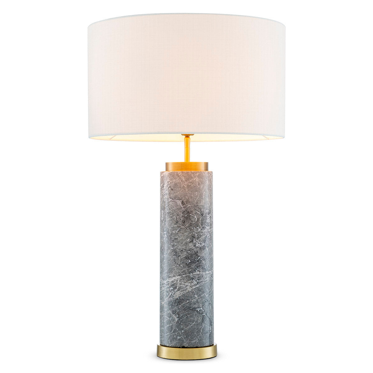 Eichholtz Table Lamp Lxry Table Lamp Lxry exudes sophistication. This lovely lamp has a cylindrical body of grey marble