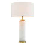Eichholtz Table Lamp Lxry Table Lamp Lxry exudes sophistication. This lovely lamp has a cylindrical body of alabaster and