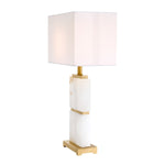 Eichholtz Table Lamp Robbins white lampshade establishes a chic and sophisticated aesthetic in your interior. Table Lamp Robbins Crafted