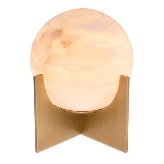 Eichholtz Table Lamp Scorpios S Table Lamp Scorpios S reminds one of the moon thanks to the vein pattern on