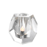 Eichholtz Tealight Holder Coquette Create a sophisticated tablescape with the Coquette Tealight Holder. This pentagon-shaped votive of cl...