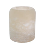 Eichholtz Tealight Holder Intense S is totally unique. The semi-transparent alabaster lets a soft warm glow from the candlelight shine