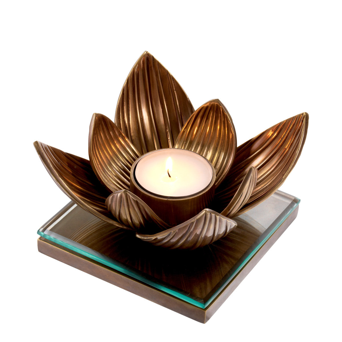 Eichholtz Tealight Holder Lotus Expertly made for enduring style and everyday elegance. Contact our Las Vegas showroom for design