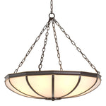 Chandelier Jenkins L Bronze finish | white glass Lighting TM0355UL 2