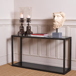 Console Table Bethesda Bronze highlight finish | clear glass | smoke glass Tables TM0356 3
