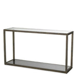 Console Table Bethesda Bronze highlight finish | clear glass | smoke glass Tables TM0356 8