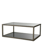 Coffee Table Bethesda Bronze highlight finish | clear glass | smoke glass Tables TM0357 2
