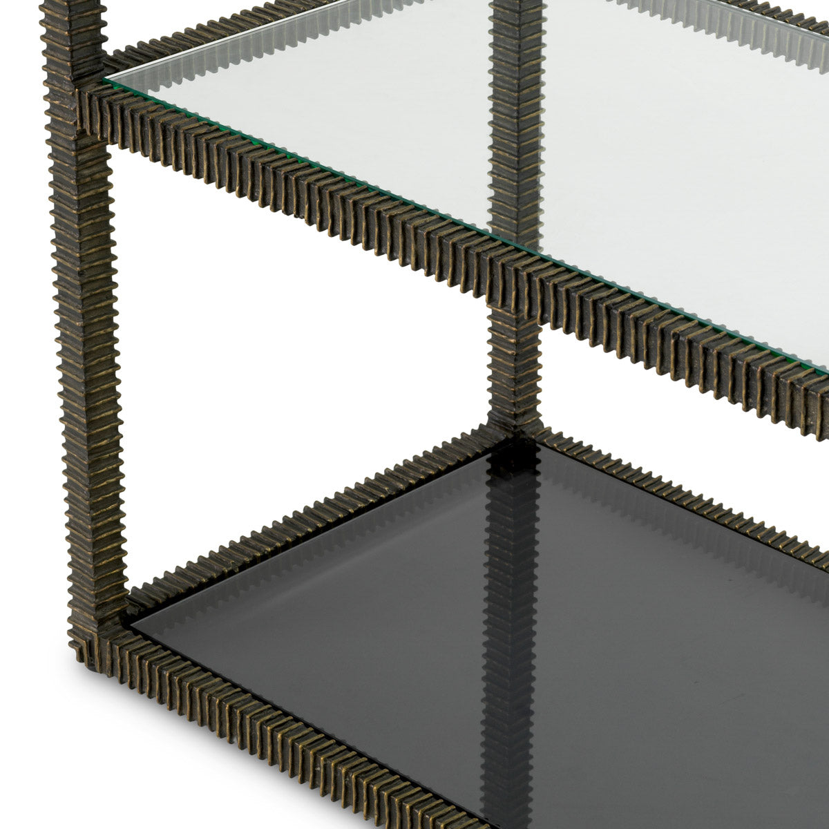 Cabinet Bethesda Bronze highlight finish | clear glass | smoke glass Cabinets TM0359 6