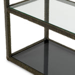 Cabinet Bethesda Bronze highlight finish | clear glass | smoke glass Cabinets TM0359 6