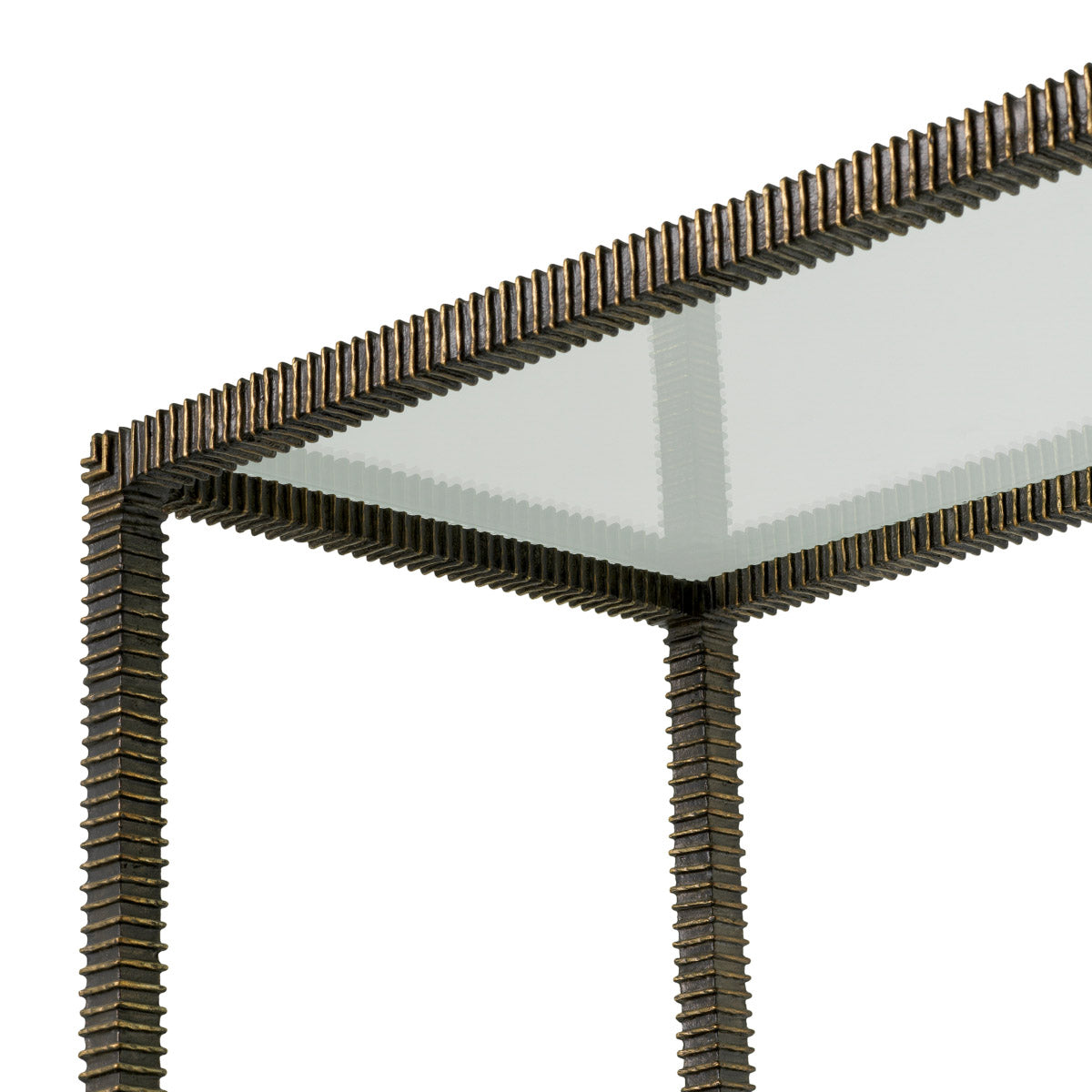 Cabinet Bethesda Bronze highlight finish | clear glass | smoke glass Cabinets TM0359 7