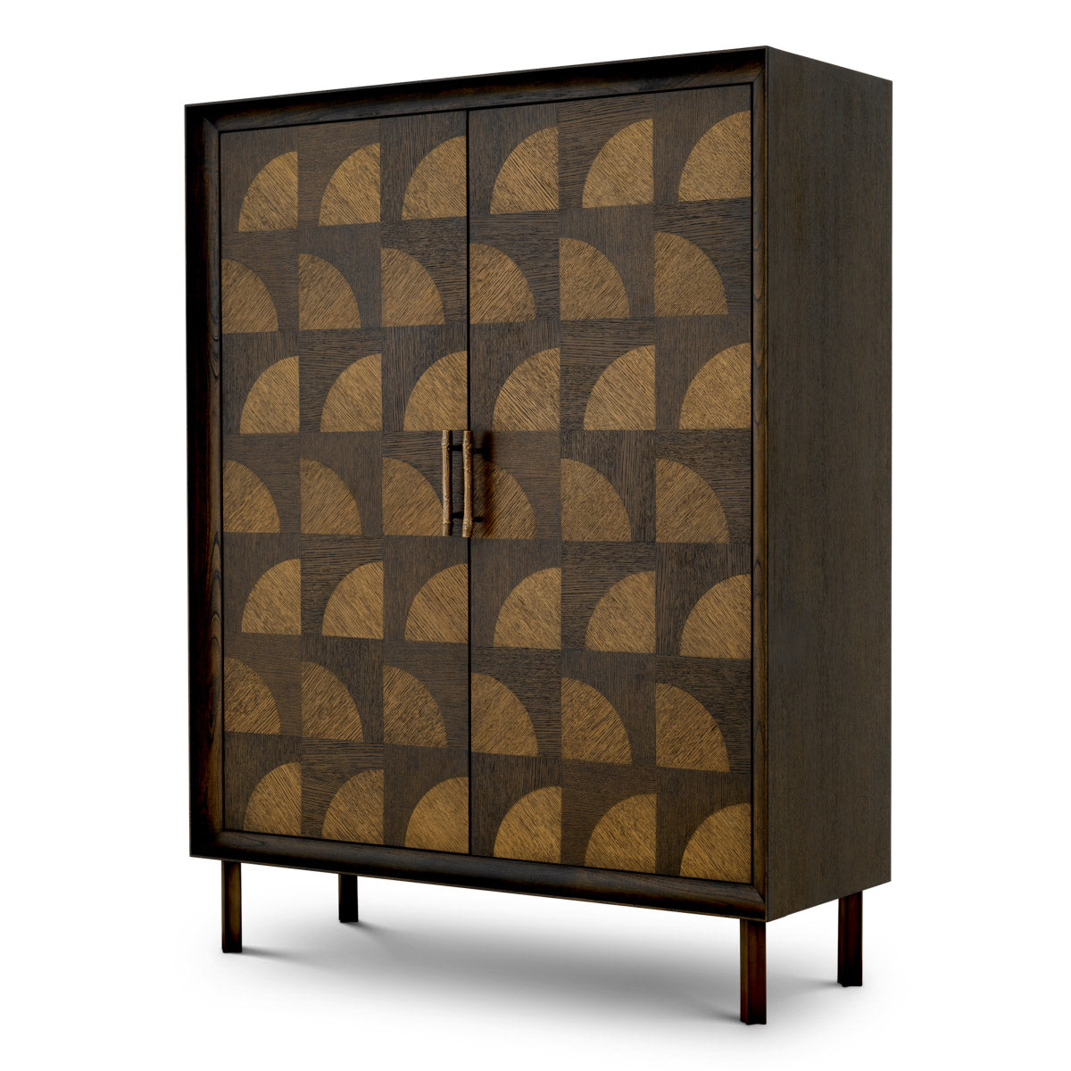 Cabinet Kumo Charcoal brown oak veneer Cabinets TM0362 2
