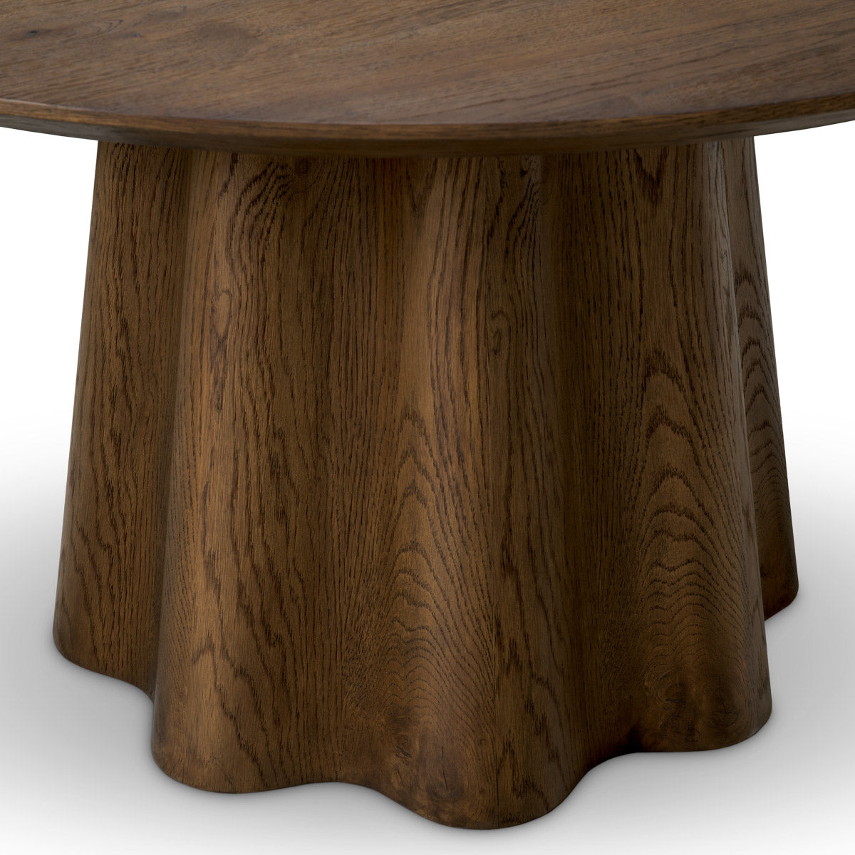 Dining Table Papyrus Dark brown oak veneer Tables TM0380 7
