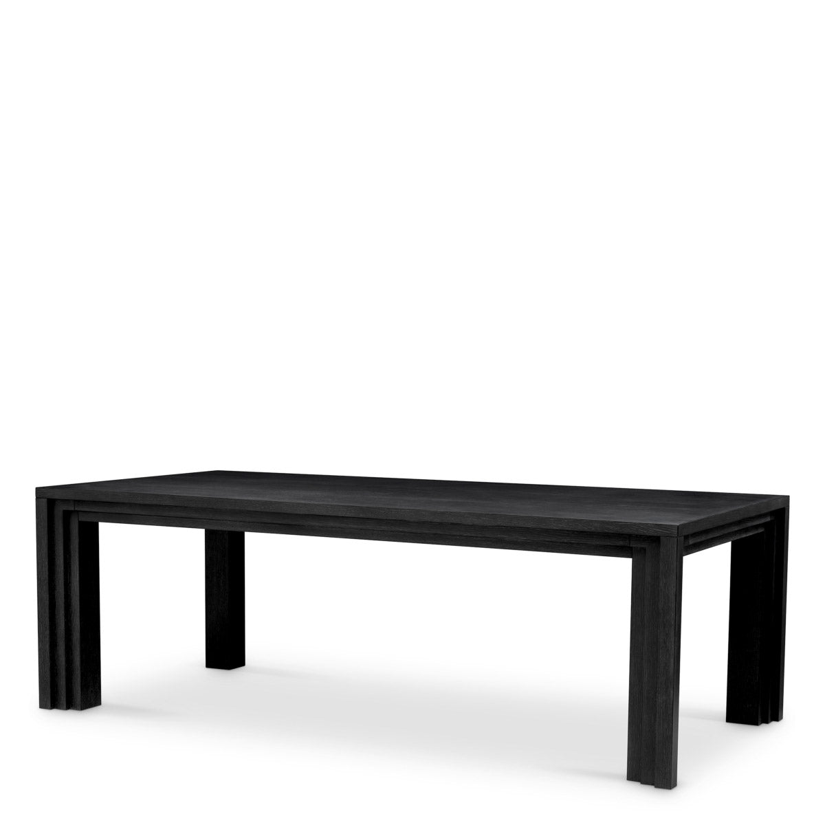 Dining Table Metropolitan Black open grain veneer Tables TM0387 2