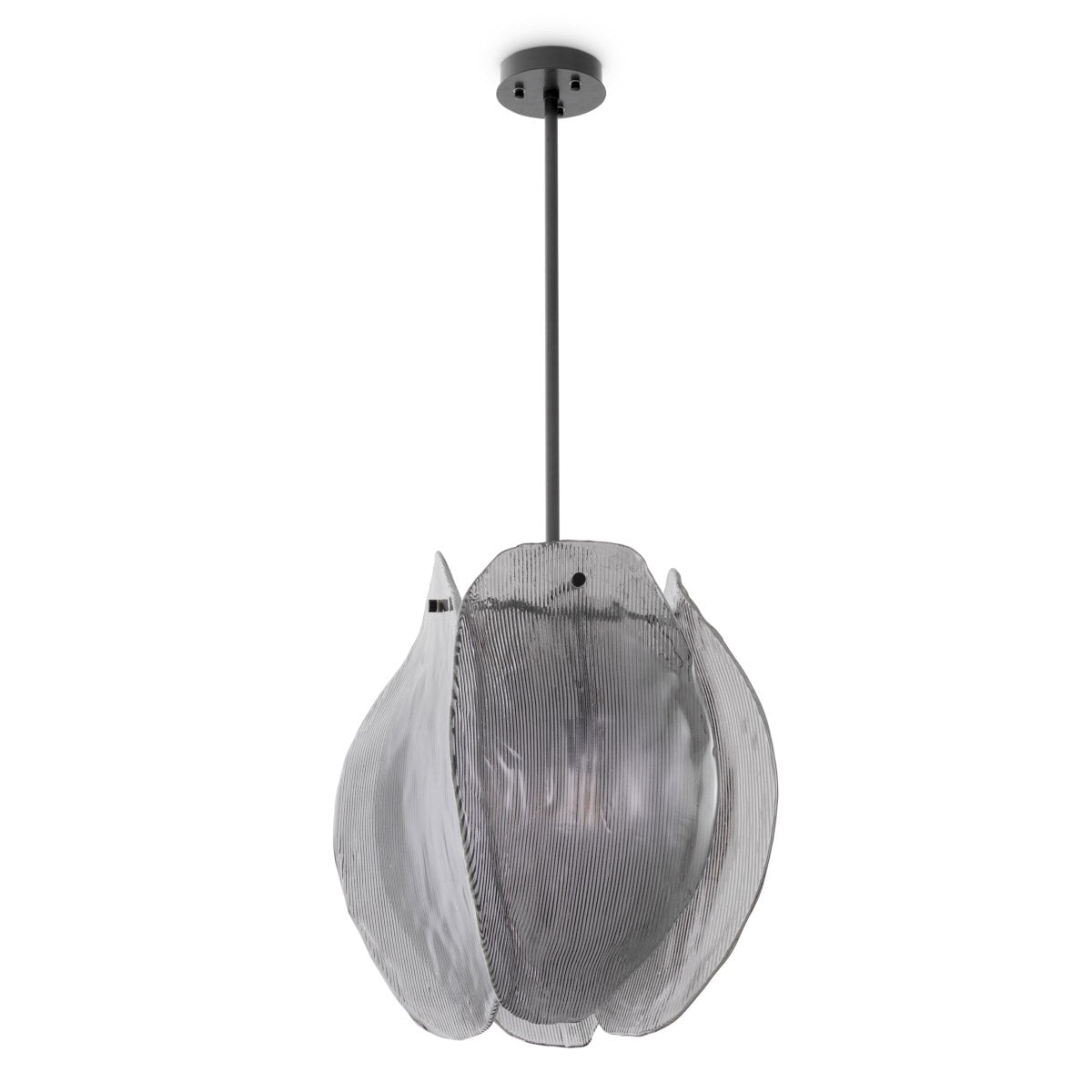 Chandelier Hibis Bronze finish | smoke glass Lighting TM0404UL 4
