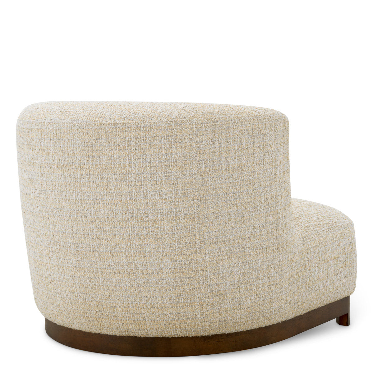 Chair Stelvio Winslow chenille beige | walnut finish base 94% polyester | 6% acrylic Chairs & Sofas TMA0342 6