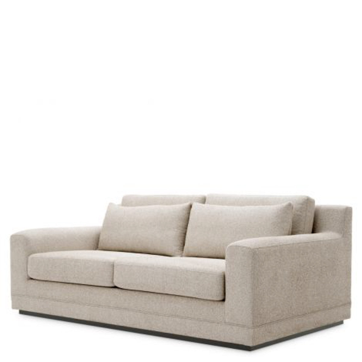 Sofa Manhattan S Palmer beige | black base 60% viscose | 40% polyester Chairs & Sofas TMA0388 4
