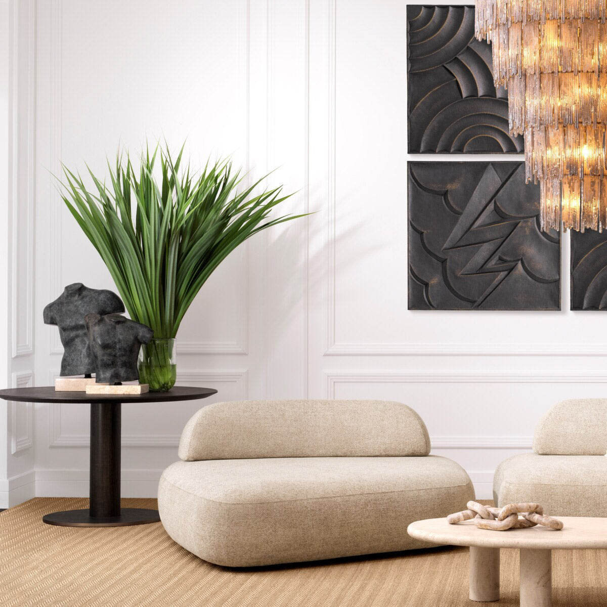 Eichholtz Torso Aristo a statement in any luxury interior. Dimensions W 9.0" D 19.5" H 26.0" Expertly made