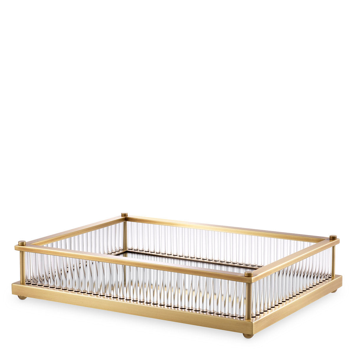 Eichholtz Tray Cora rectangular Glam up your living space with the decorative Cora Tray. This chic rectangular tray with