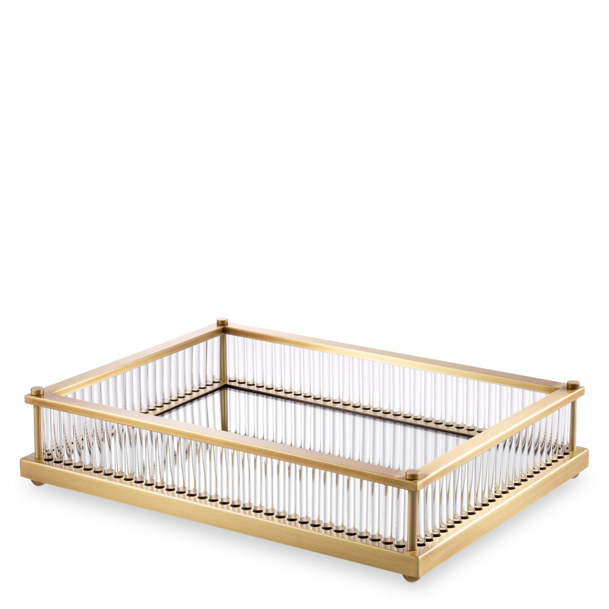 Eichholtz Tray Cora rectangular trinket tray for keys and the like, or as a vanity tray for make-up and