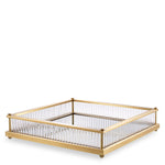 Eichholtz Tray Cora square Glam up your living space with the decorative Cora Tray. This chic square tray with