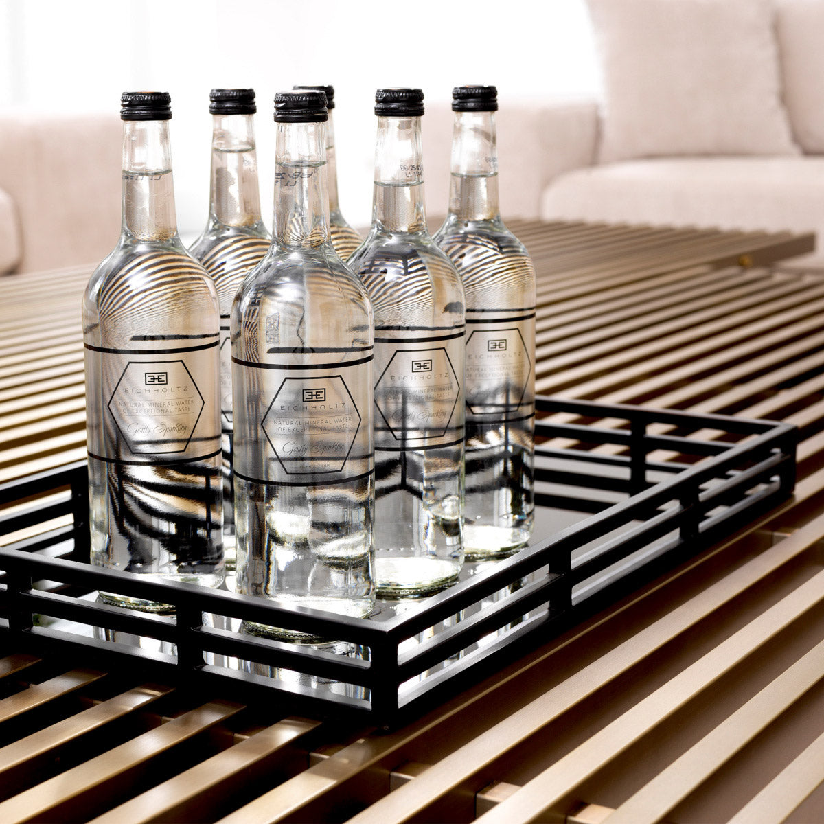 Eichholtz Tray Giacomo stylish tray can be used along with pillar candles, tealights and succulents to make attractive