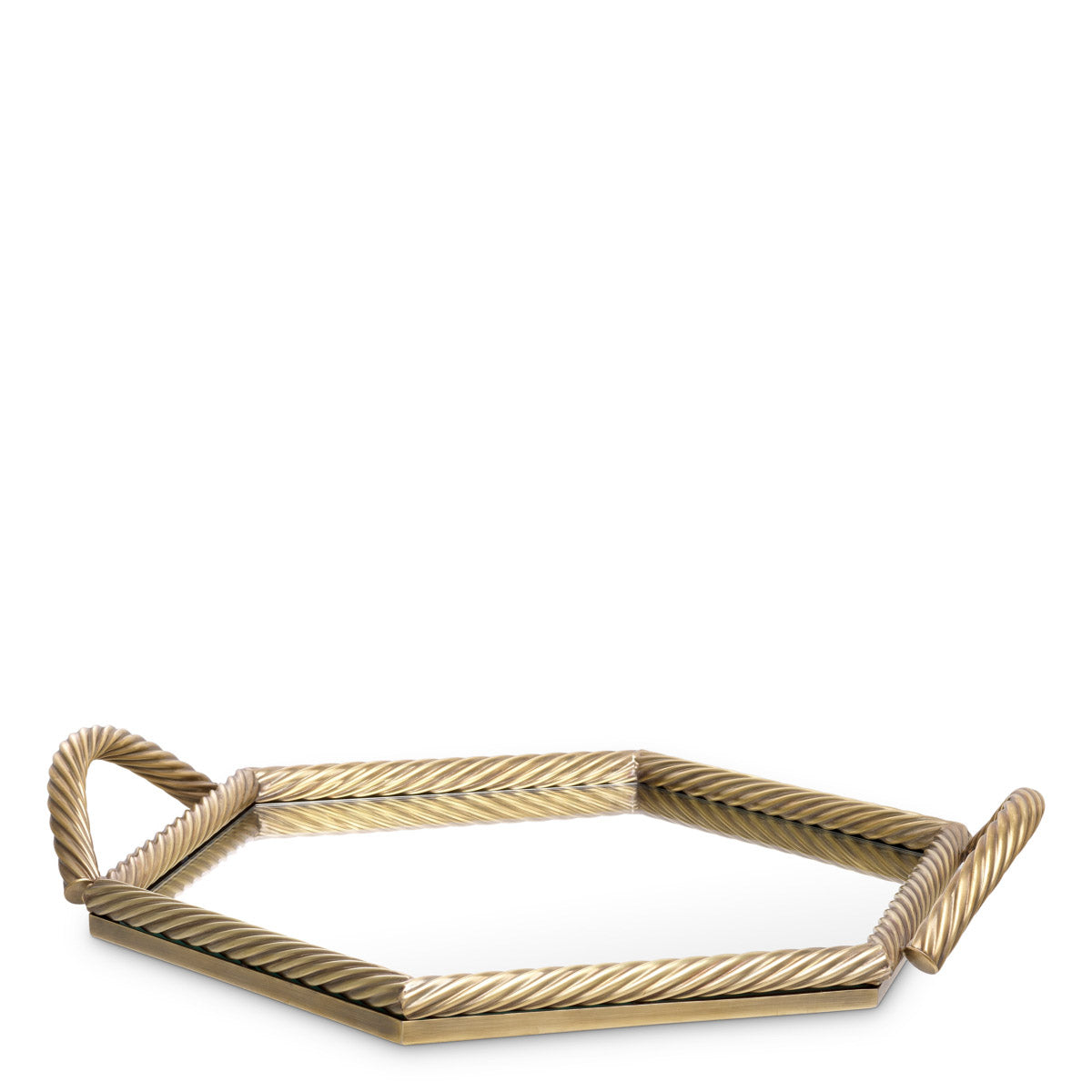 Eichholtz Tray Salvi Hexagon Experience the timeless charm of Eichholtz's Salvi Tray, a signature piece that exudes sophistication. This