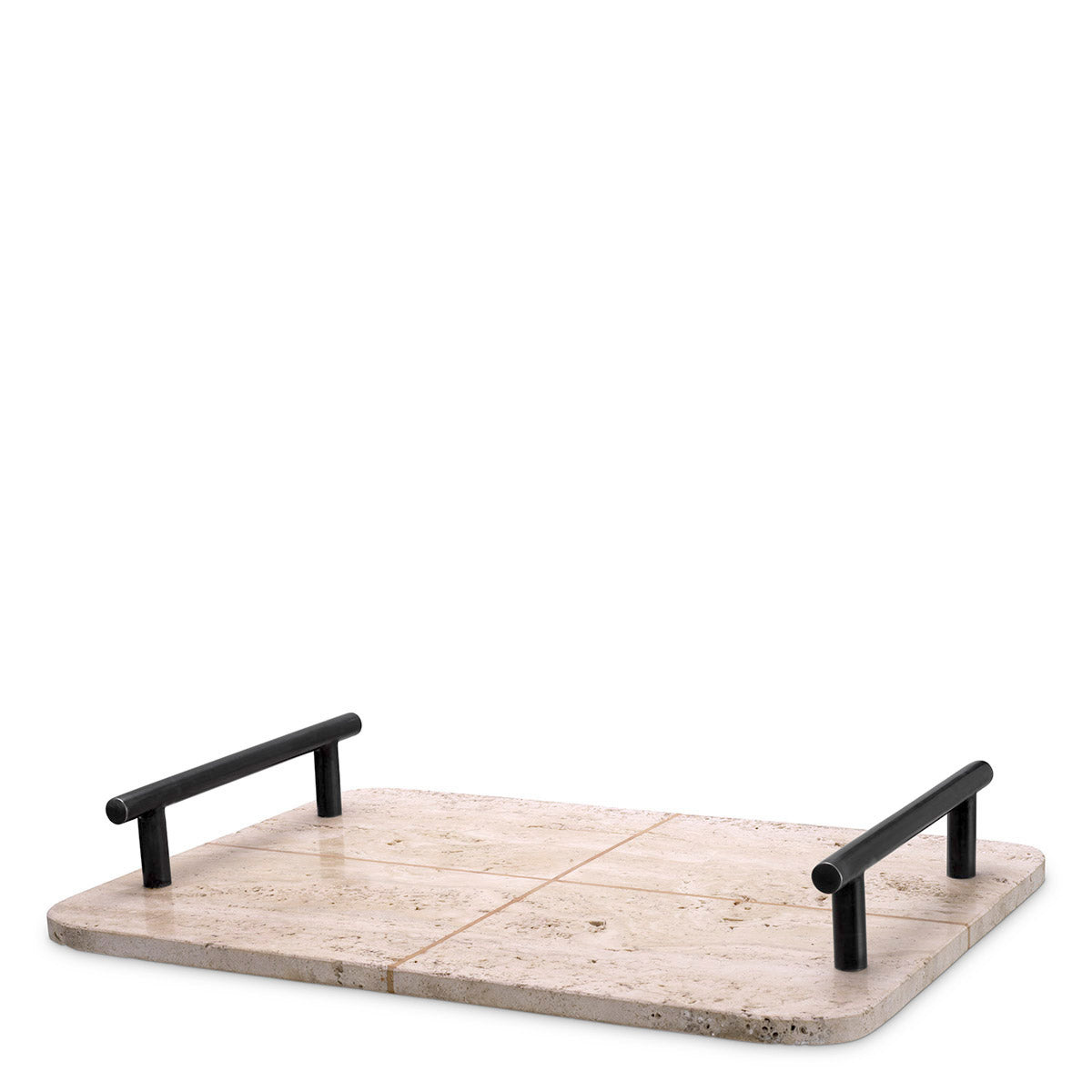 Eichholtz Tray Ugo The Ugo Tray is where natural elegance meets artistic allure. Crafted from premium travertine, each