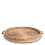Eichholtz Tray Vimini L Eichholtz's Tray Vimini is the epitome of artisanal elegance. This exclusive natural rattan serving piece